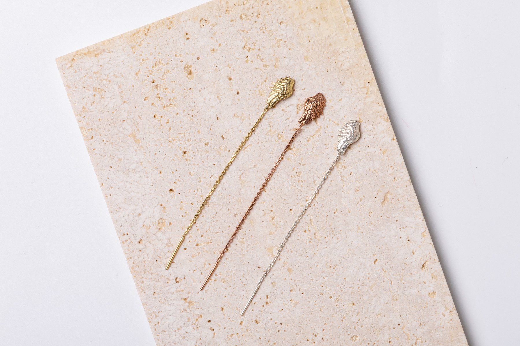 KŘÍDLA NÁUŠNICE ŘETÍZEK