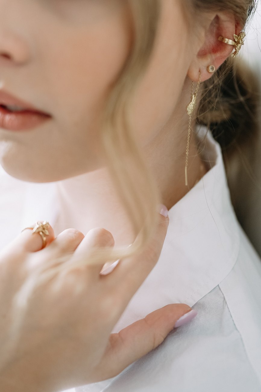 KŘÍDLA NÁUŠNICE ŘETÍZEK